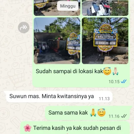 Pengiriman Papan Bunga Duka Lugu Butuh