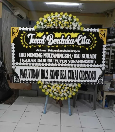 Papan Bunga Duka Lugu Butuh